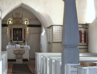Gruhnoer Kirche von Innen